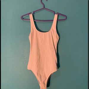 white one peice bathingsuit